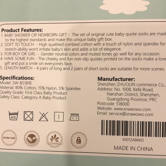 BRAND NEW, Snawowo unique baby socks - Picture 16 of 16